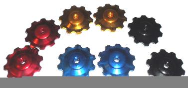 10T Derailleur Jockey Pulleys - Oversized Bearings