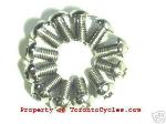 Titanium disc brake rotor bolts