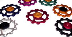 12T Anodized Derailleur Jockey Wheel - Oversized Pulley