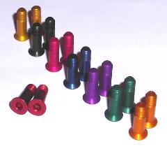 Aluminum Derailleur Jockey Wheel Bolt Pair