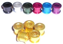 Alloy Chainring Nut/Bolt Set of 5 Doubles    