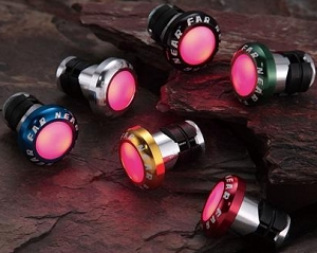 Far and Near Bar End Plugs - LED Lights