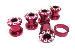 KCNC Campy Chain Ring Nut/Bolt Set of 5