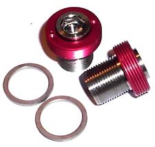 M15 Ti Crank Bolts and Washers with Alloy Collars