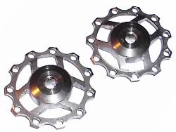 11T Titanium Derailleur Jockey Wheel Set