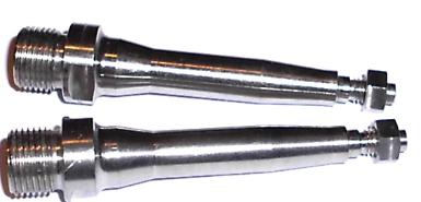 Titanium Pedal Spindles : Time Pedals