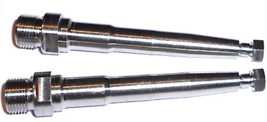 Titanium Pedal Spindles : Xpedo Pedals