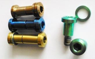 thumbnail image 2 of KCNC SC-11 Seatpost Clamp – 31.8 To 39mm – Mountain Bike – Gold, Blue, More 2 of 6