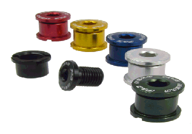 thumbnail image 2 of CNC Bike Chainring Bolts & Nuts Set - M8 X 6.5mm, 5 Colors, For Single/Double Chainrings (Mountain/Road/BMX) 2 of 9