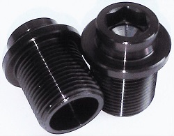 M15 Black Titanium Crank Bolt Pair